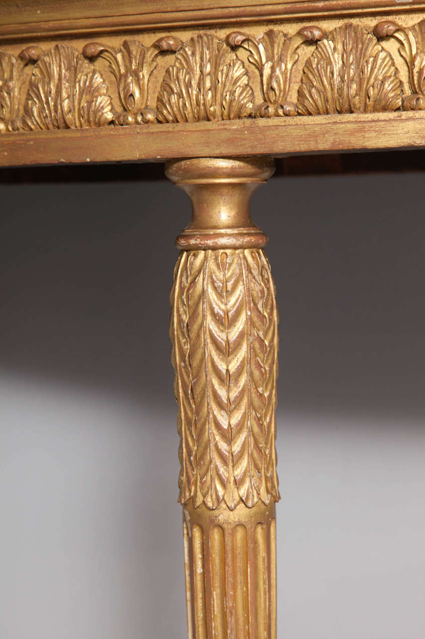 English Important George III Giltwood Console Table