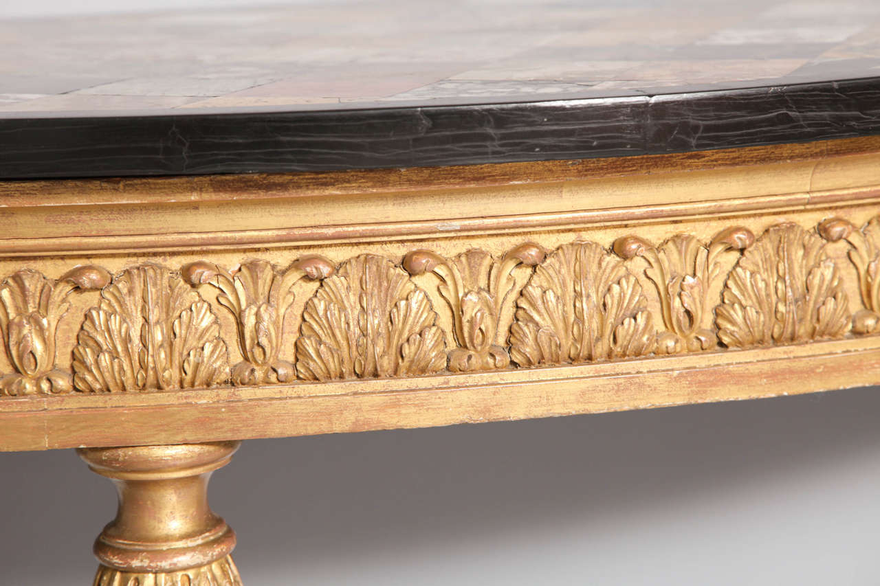 Important George III Giltwood Console Table 3