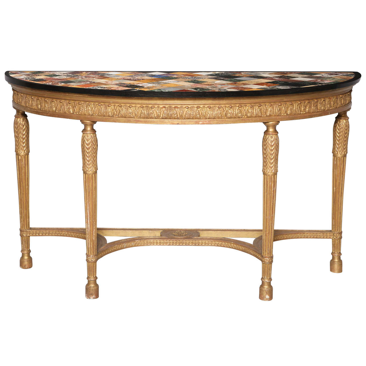 Important George III Giltwood Console Table