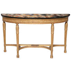 Important George III Giltwood Console Table