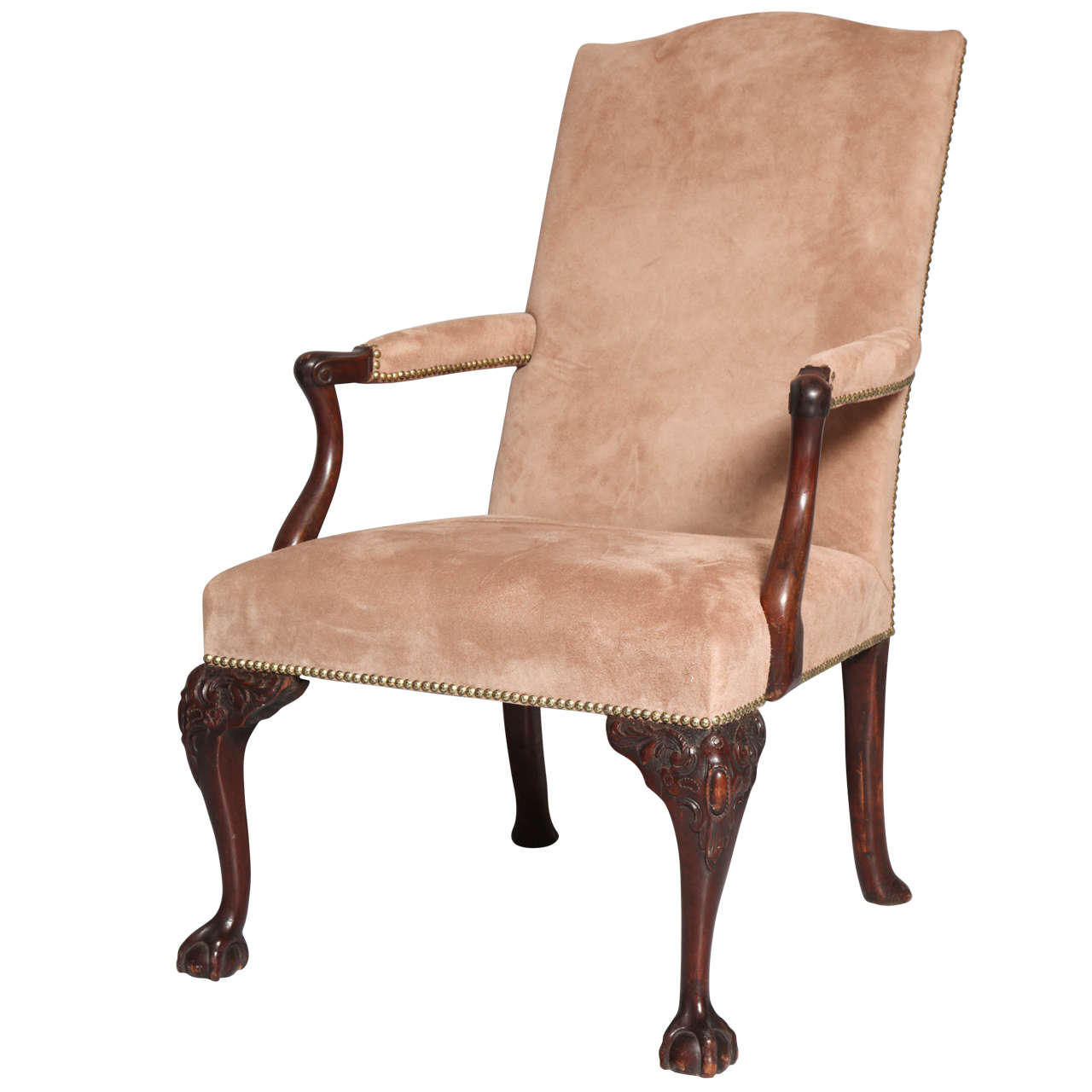 George II Mahogany Gainsborough Chair