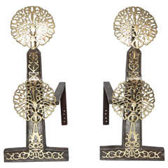 Exceptional Pair of Andirons 11
