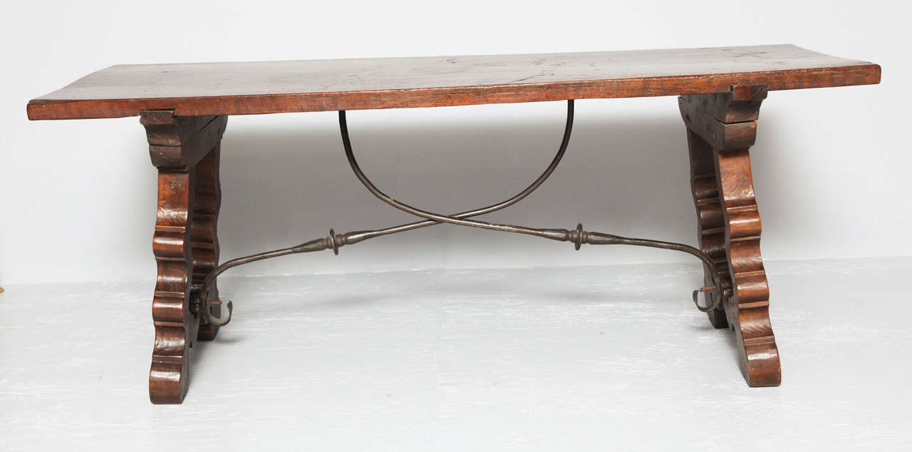 Spanish Baroque Walnut Low Table 3