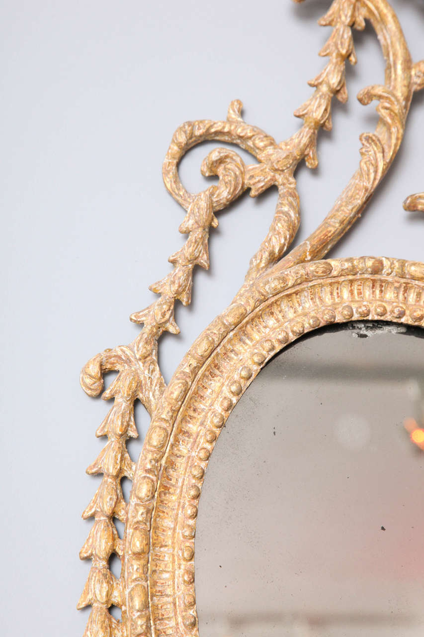 English George III Gilt Carton Pierre Mirror Attributed to John Linnell For Sale