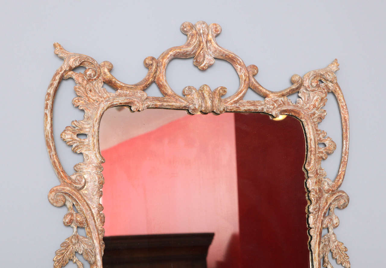 George III Carved Giltwood Mirror 1