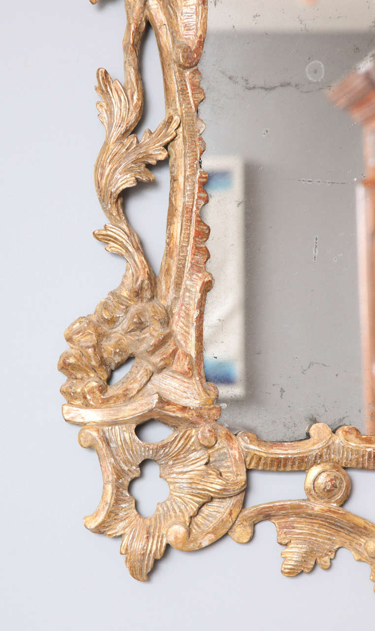 George III Giltwood Mirror In Excellent Condition For Sale In Greenwich, CT