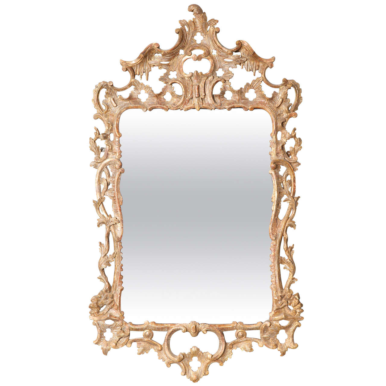 George III Giltwood Mirror For Sale