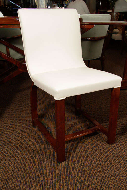 Set of 3 Gilbert Rohde chairs; all armless.