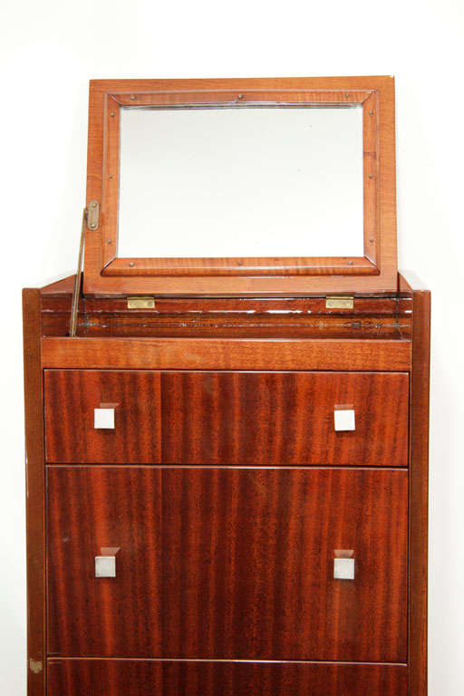 American Tall Euro Chest with Flip Top Mirror