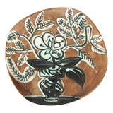 Madoura Ceramic Plate No. 278 "Vase with Bunch" by Pablo Picasso
