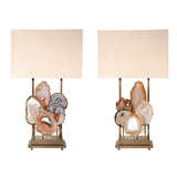 Pair of Limited Edition "Pedra" Lamps by Dragonette Ltd.