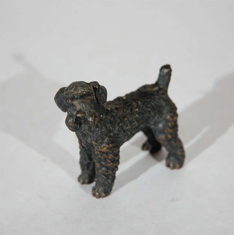 Cold Painted Austrian Bronze Dog Miniatures 2