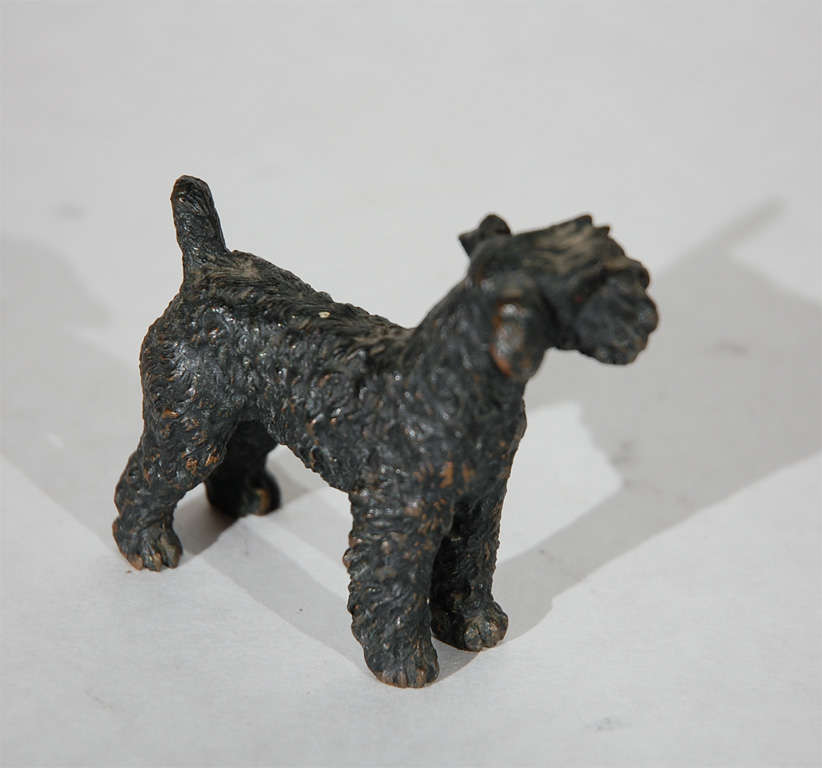 Cold Painted Austrian Bronze Dog Miniatures 3