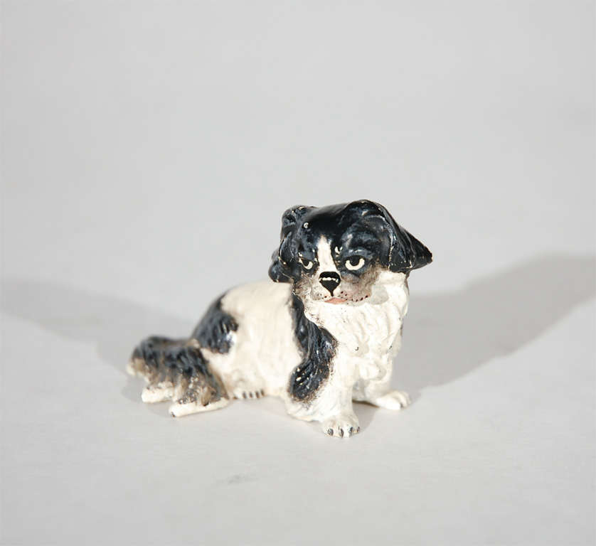 Cold Painted Austrian Bronze Dog Miniatures 4