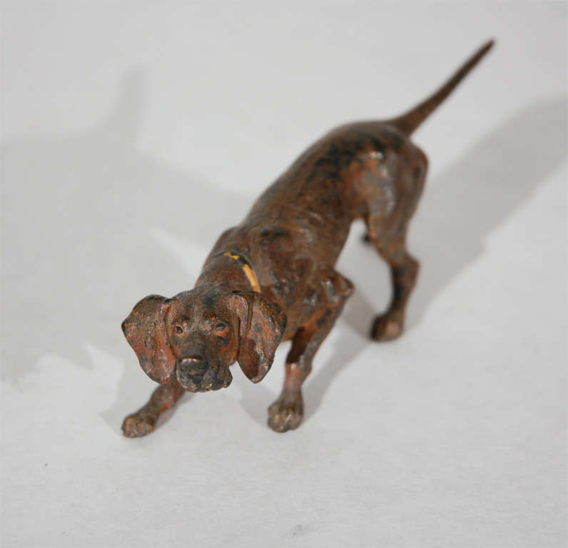 Cold Painted Austrian Bronze Dog Miniatures 6