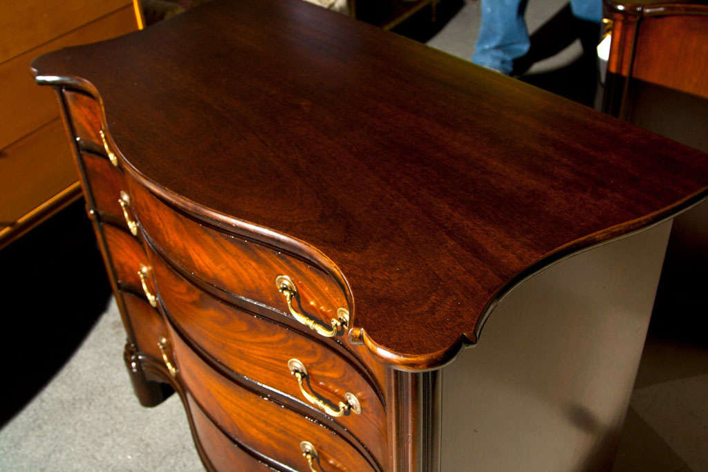 Pair of Mahogany Chests by Nahon Furniture In Excellent Condition In Manhasset, NY