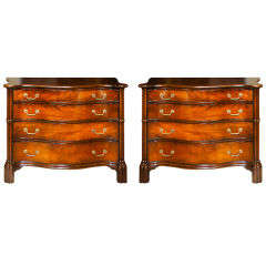 Pair of Mahogany Chests by Nahon Furniture
