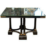Maison Jansen Parcel Gilt with Mirror Coffee Table