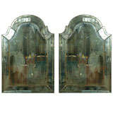 Distressed Dome Topped Mirror
