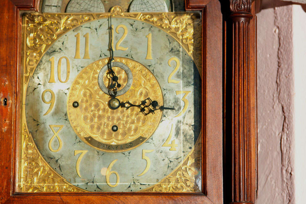 American Tiffany and Company Grandfather Clock