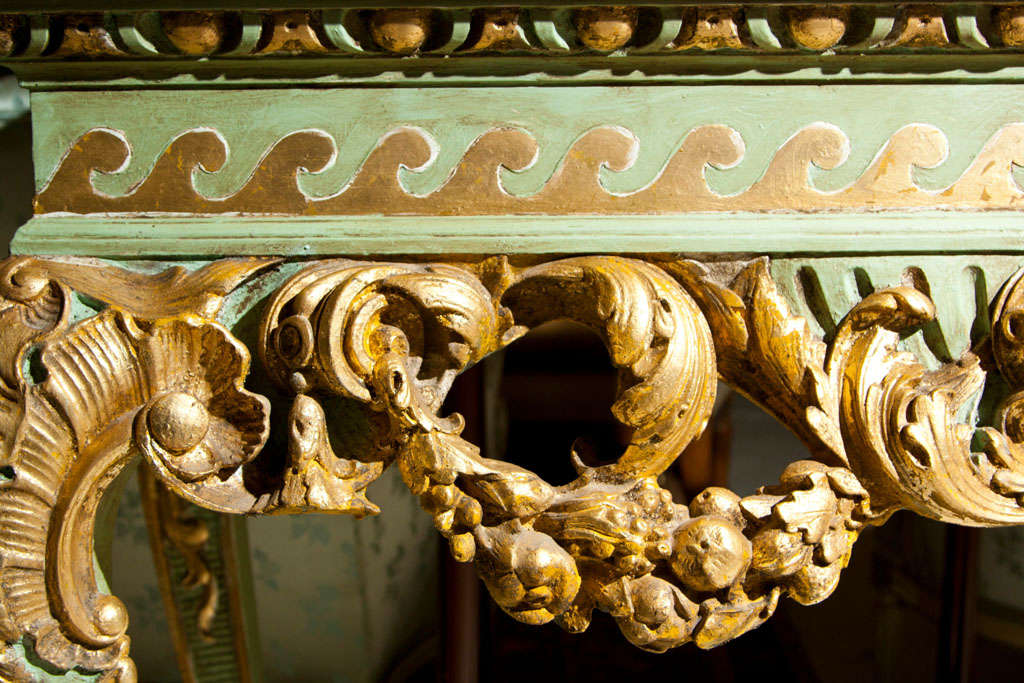 French Rococo Style Painted Console 4