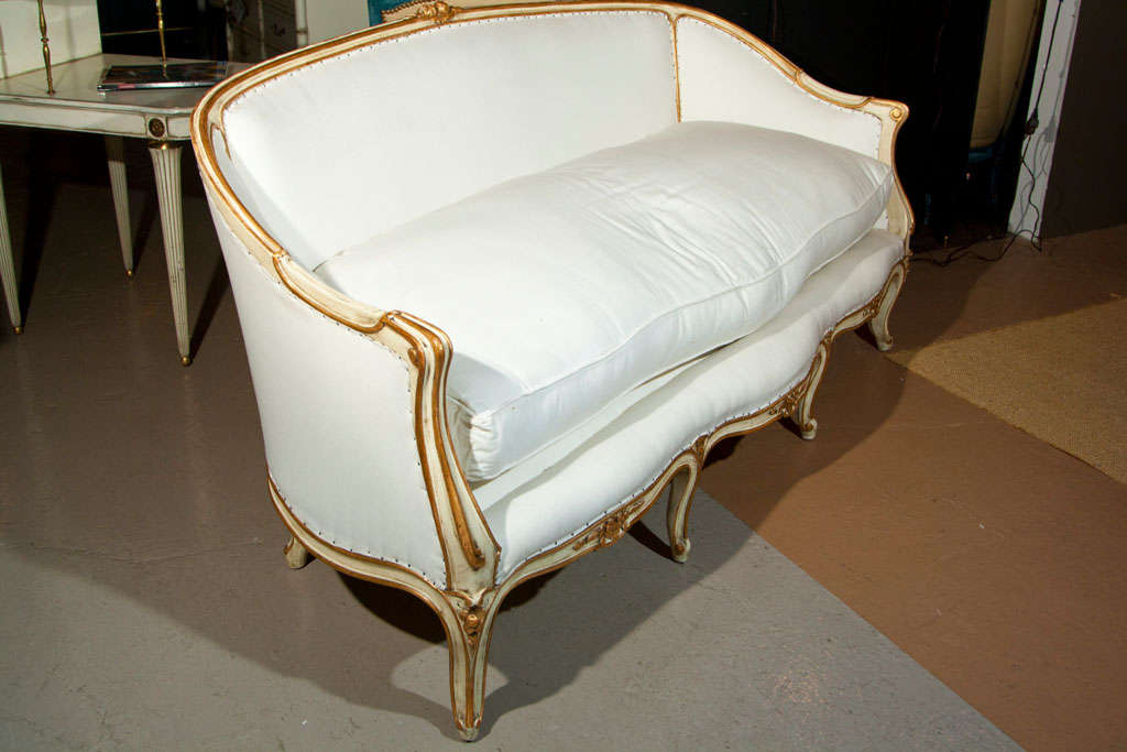 Wood French Louis XV Style Sofa by Jansen