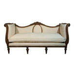 French Louis XVI Style Sofa / Daybed