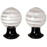 60s Murano Glass Table Lamps by VISTOSI