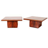 Vintage Pair of 50s Frank Lloyd Wright Taliesin low tables