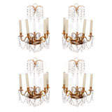Set of 4 Russian Neo-Classic Style Sconces