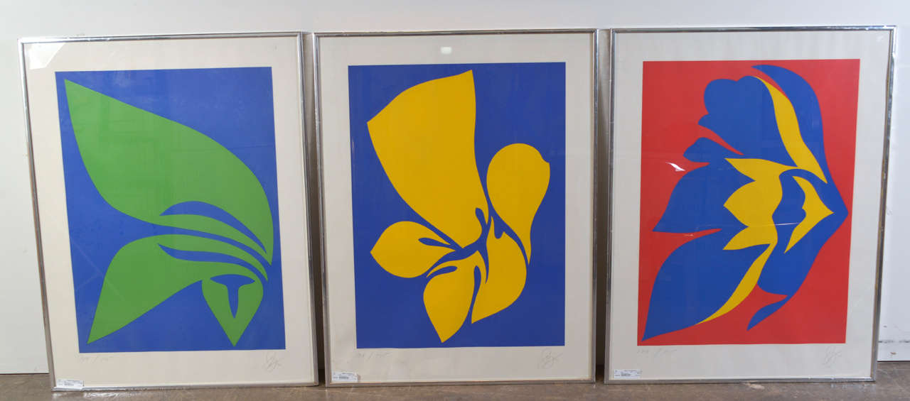 Bold Abstract Framed Prints by Jack Youngerman