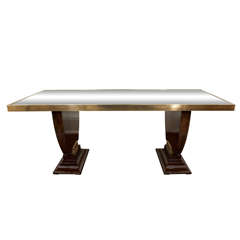 Art Deco Mirrored Top Cocktail Table.