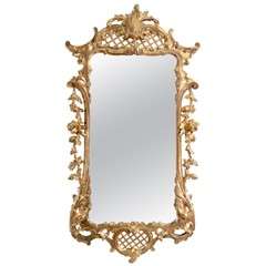 Unusual George II Carved Giltwood Mirror 2