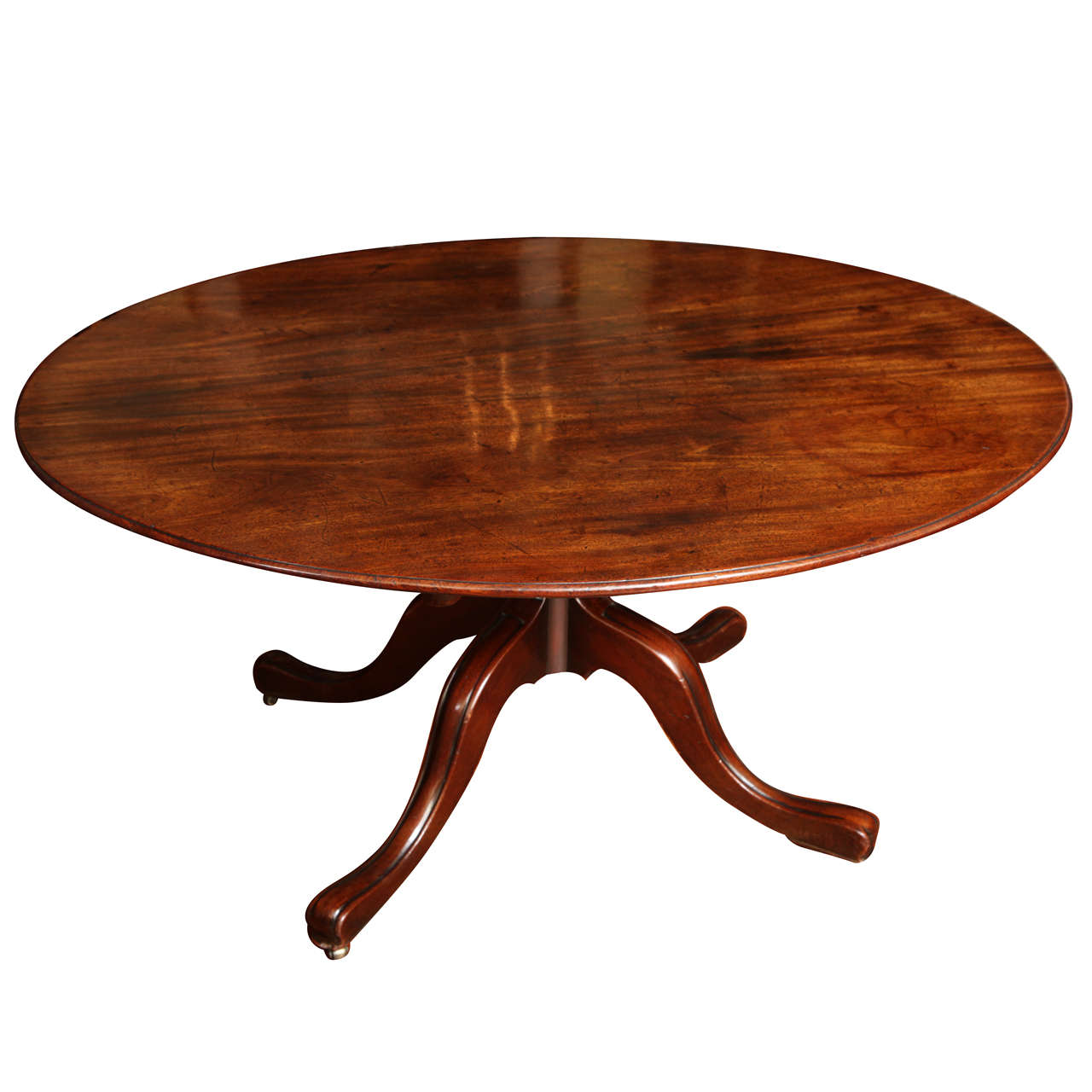 Antique George III Oval Mahogany Breakfast Table, English, circa 1780 For Sale