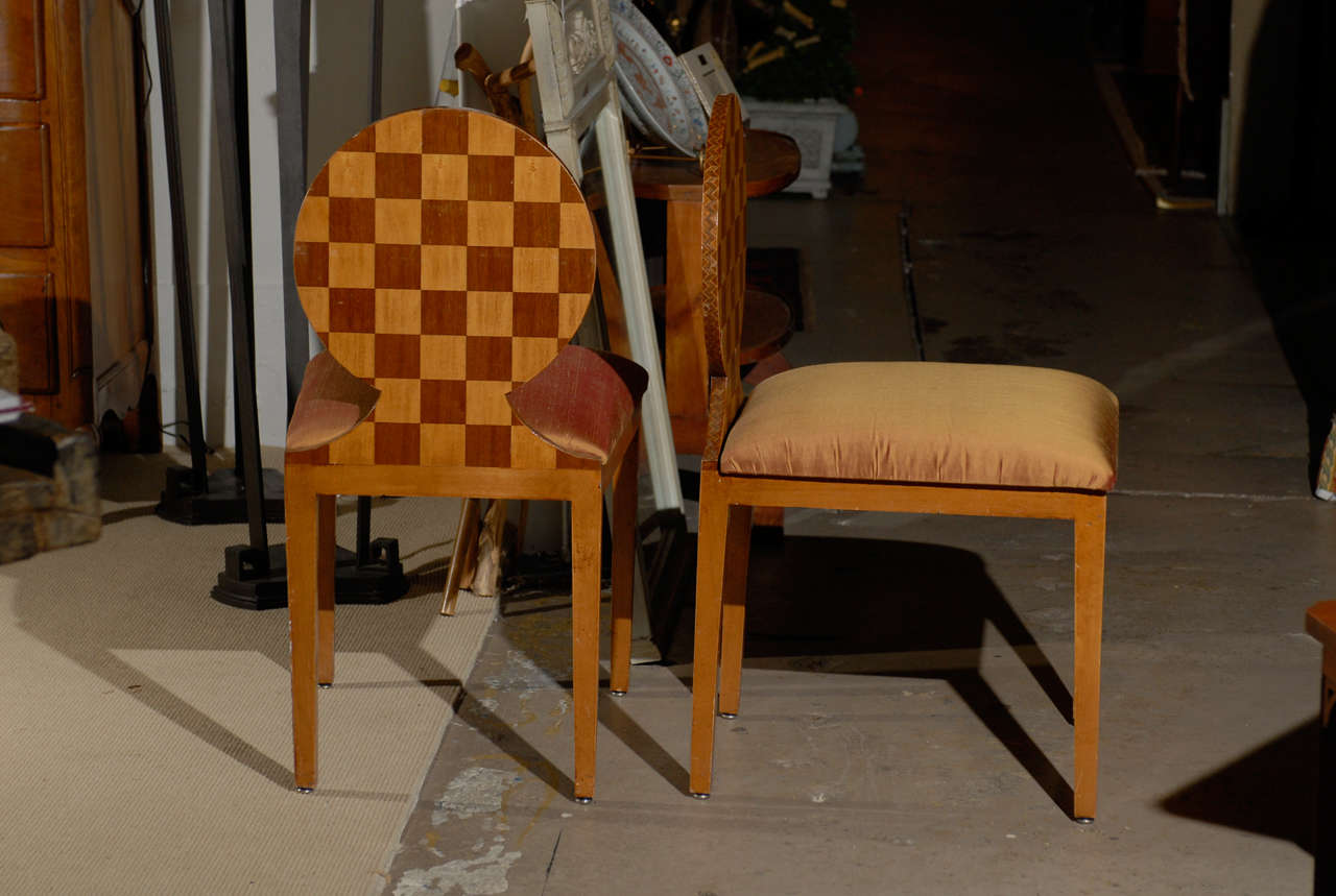 20th Century Pair of Donghia Paris Hall Chairs