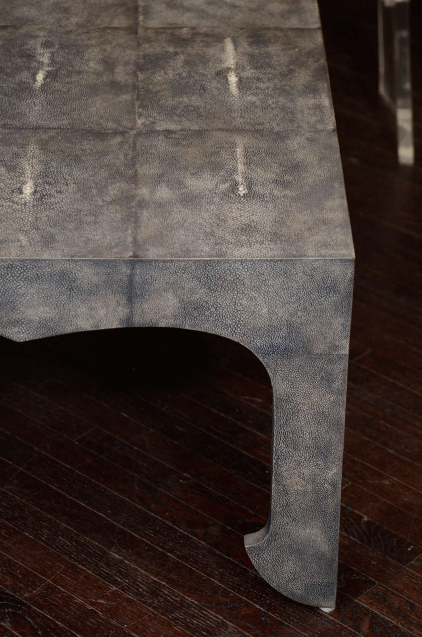 Chinoiseries Table basse en galuchat chinoiseries en vente