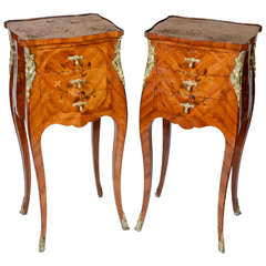 19th Century French Pair of Tables in Rosewood