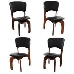 1970s Rosewood Chairs by Don Shoemaker, Mexico