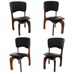 1970s Rosewood Chairs by Don Shoemaker, Mexico 6