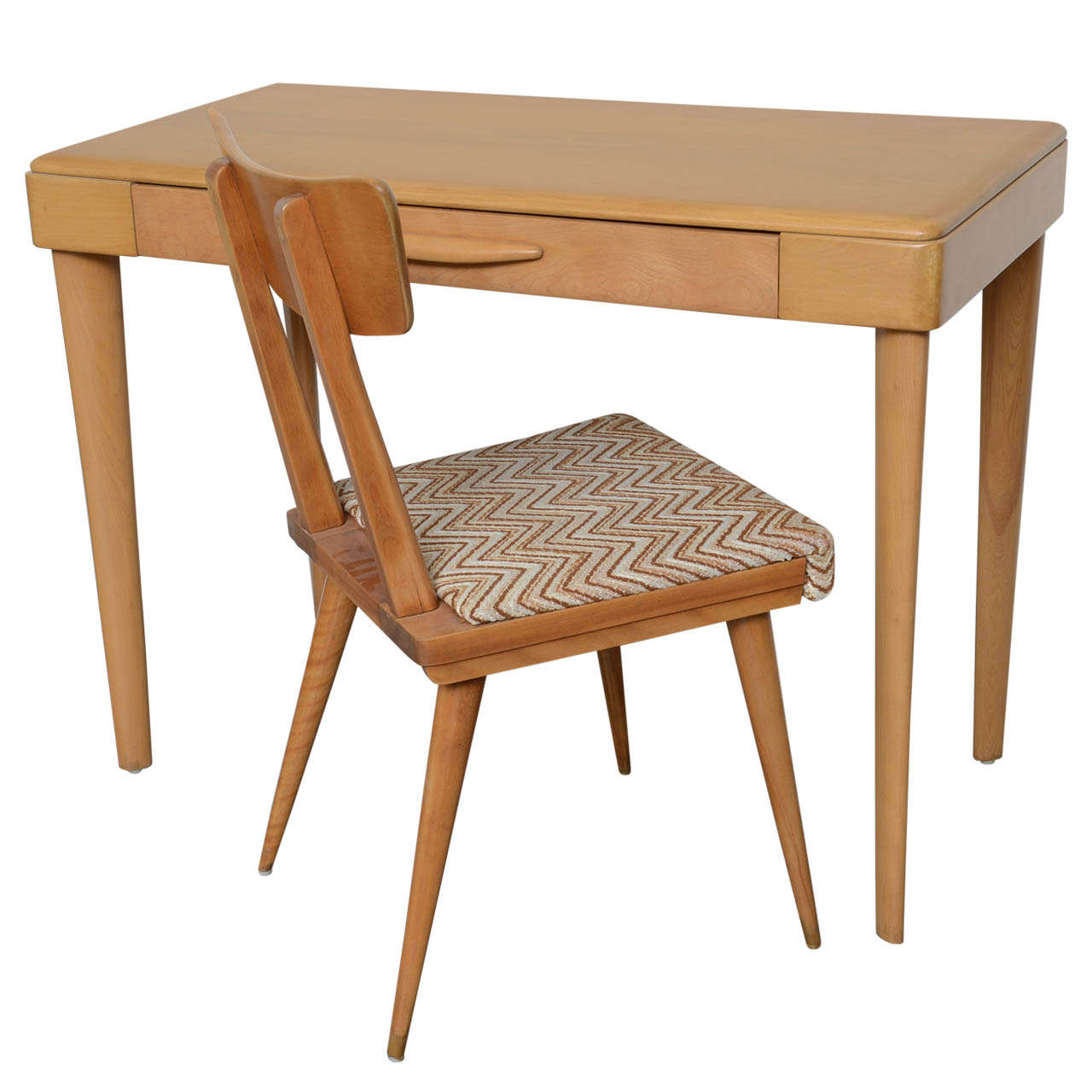 Heywood Wakefield Maple Desk 1960s--Chair sold Desk comes solo