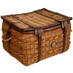 Wicker, Leather, and Rope Stiles Brothers Gondola Baskets