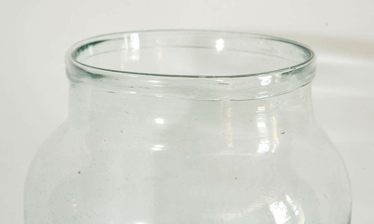 large vintage glass jars