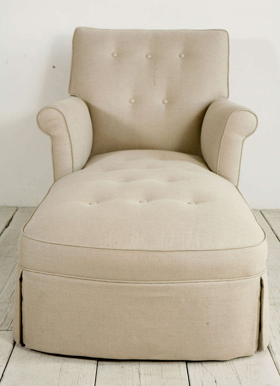 American Classic Tufted Chaise Longue