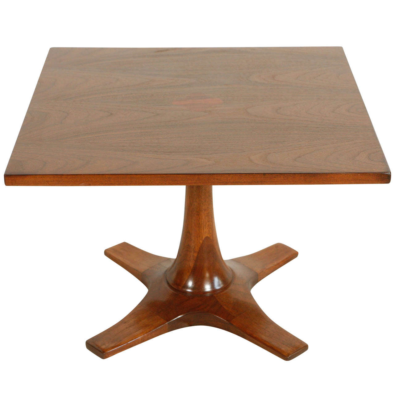 Mid-Century Splayed Square Side Table