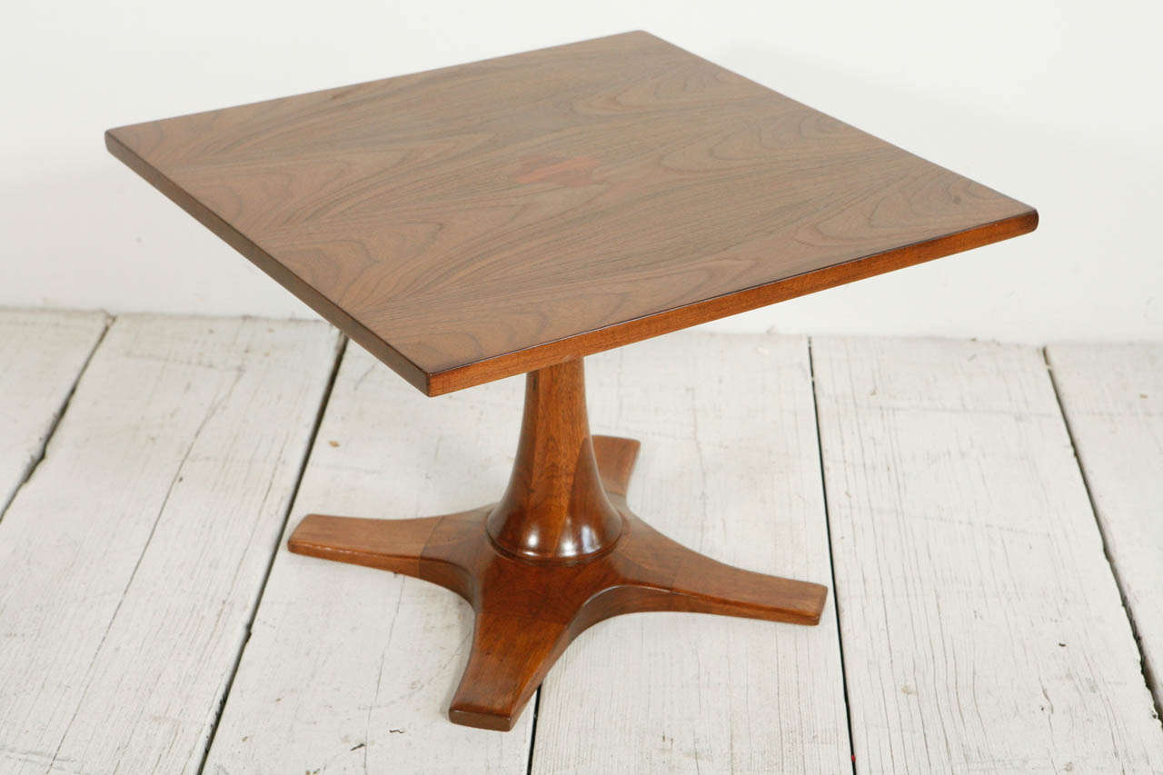 Mid-20th Century Mid-Century Splayed Square Side Table