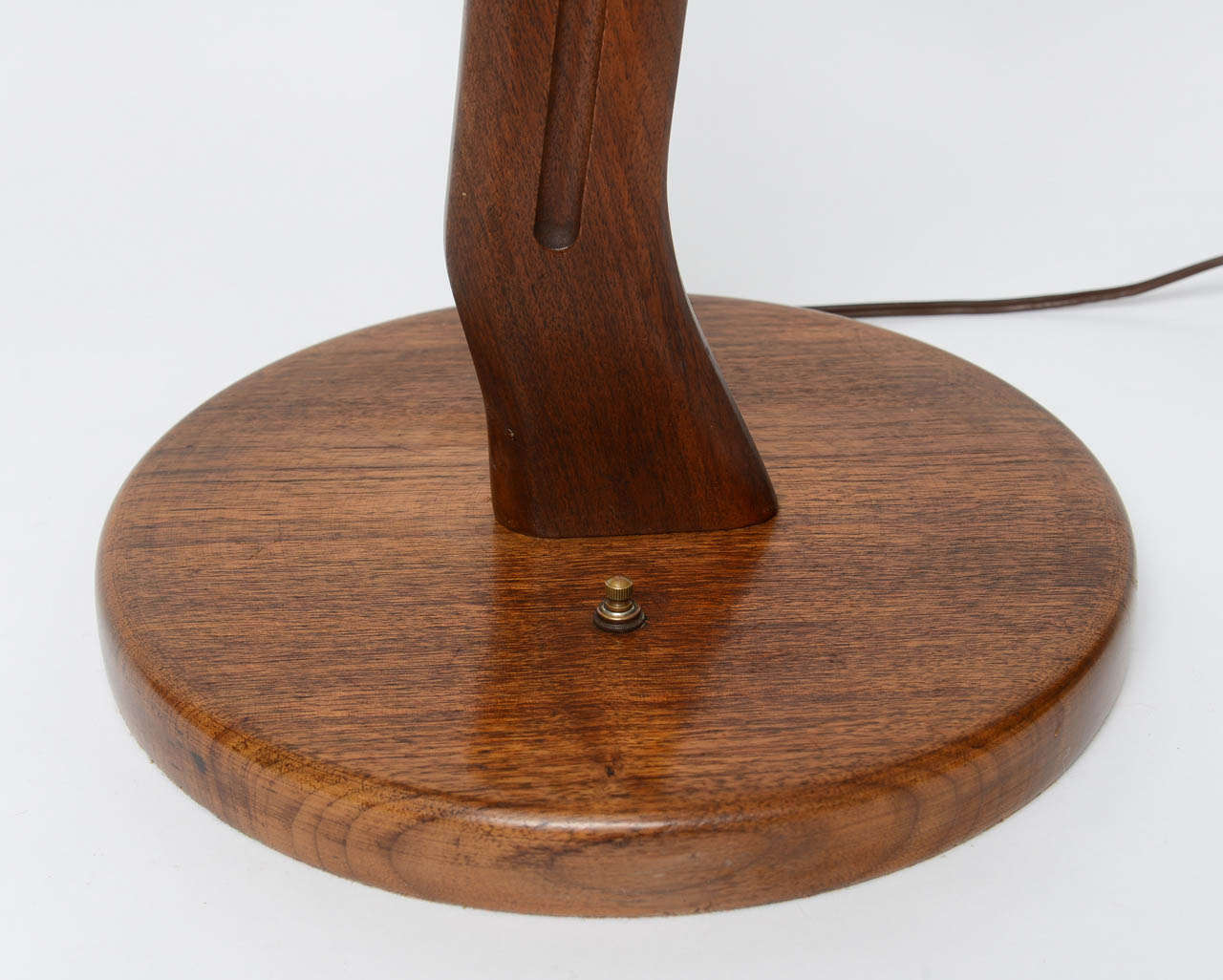 Late 20th Century Strong Statement, Dramatic  Rare Scandinavian Wooden Table Lamp