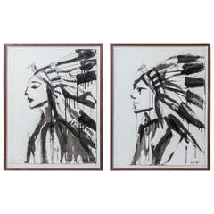 Pair of Paintings by Jenna Snyder-Phillips