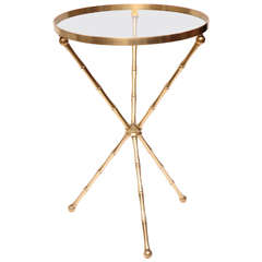 Brass Tripod Side Table Brass Tripod Side Table