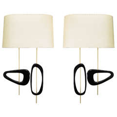 Beautiful Pair of 1950s Style Wall Sconces by Adriano Albini