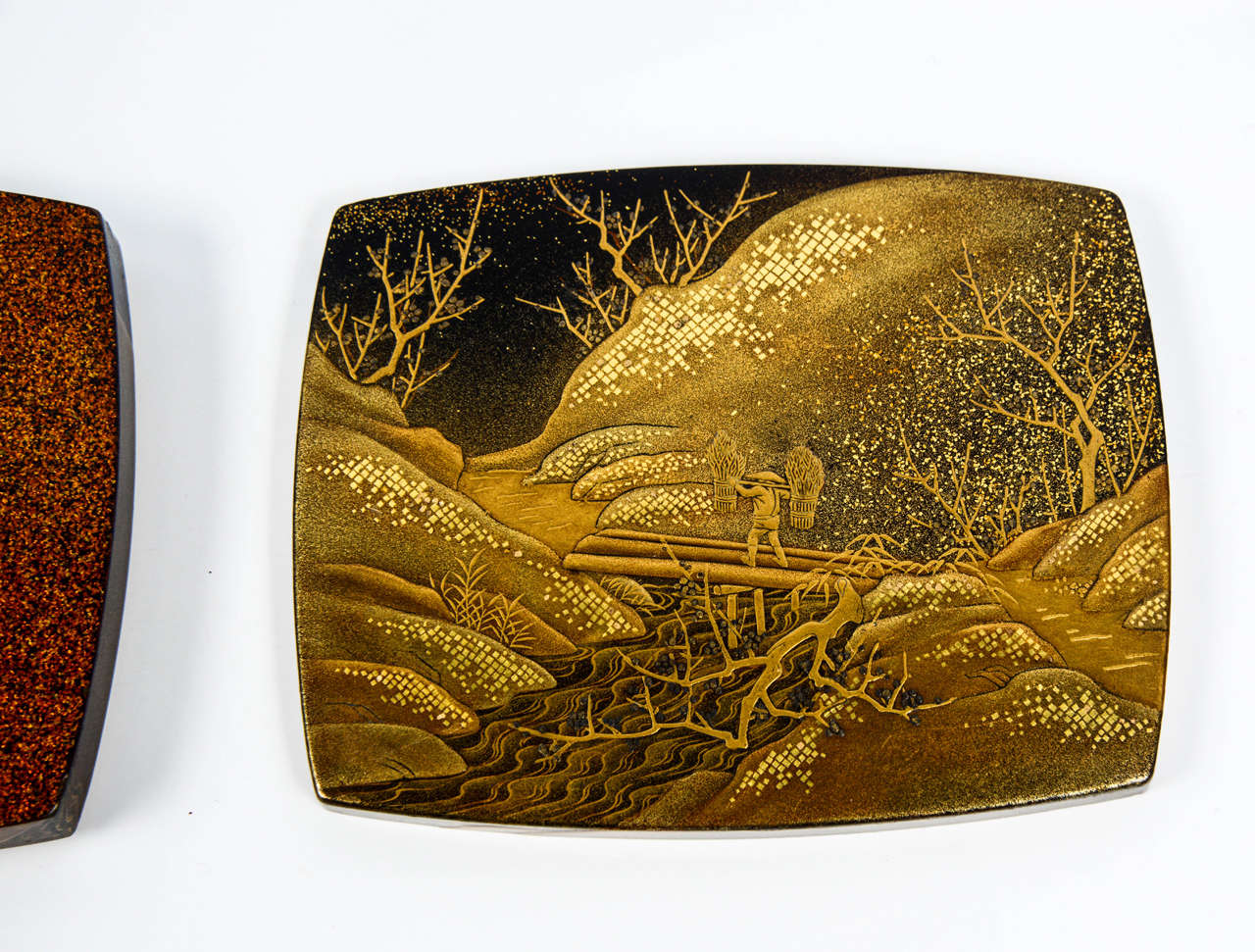 18th Century Gold Lacquered Japanese Kobako Box 5